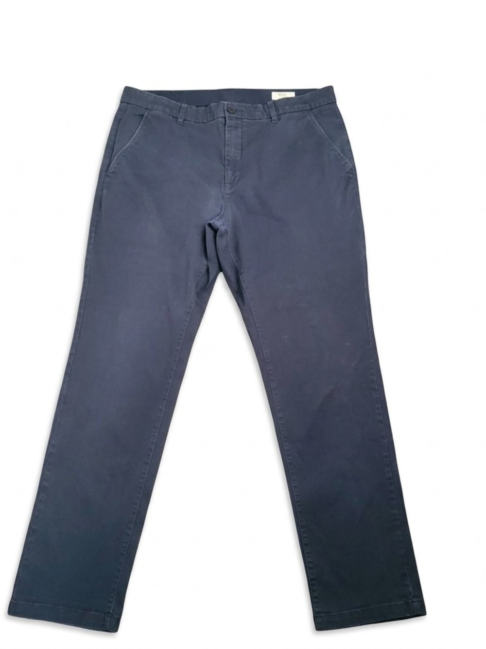 RW&CO. Men's Navy Chinos 36X32 Straight Leg Slim Fit Casual Preppy